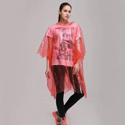 Kép valamiből Vészhelyzeti esőkabát  -  piros