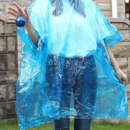 Kép valamiből Vészhelyzeti esőkabát  -  kék