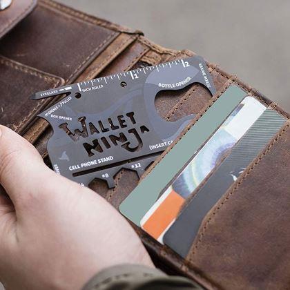 Kép valamiből Wallet Ninja multifunkciós kártya - 18in1