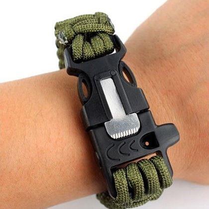 Kép valamiből Túlélő karkötő - zöld