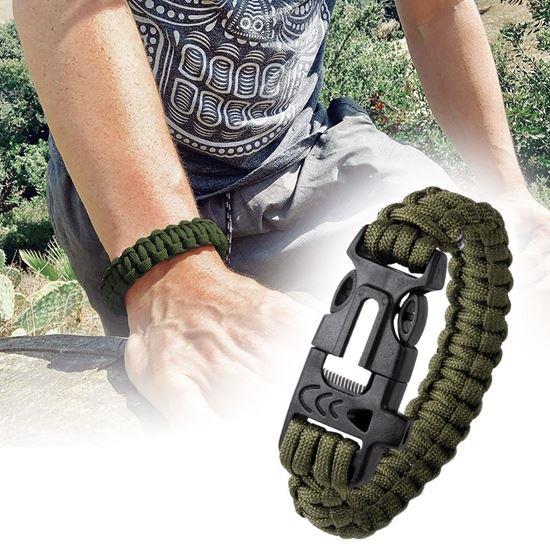 Kép valamiből Túlélő karkötő - zöld