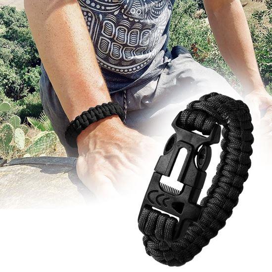 Kép valamiből Túlélő karkötő - fekete