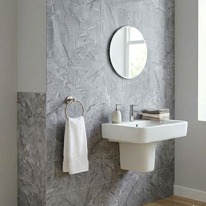 Kép valamiből Öntapadó csempe 60x30 cm - szürke márvány