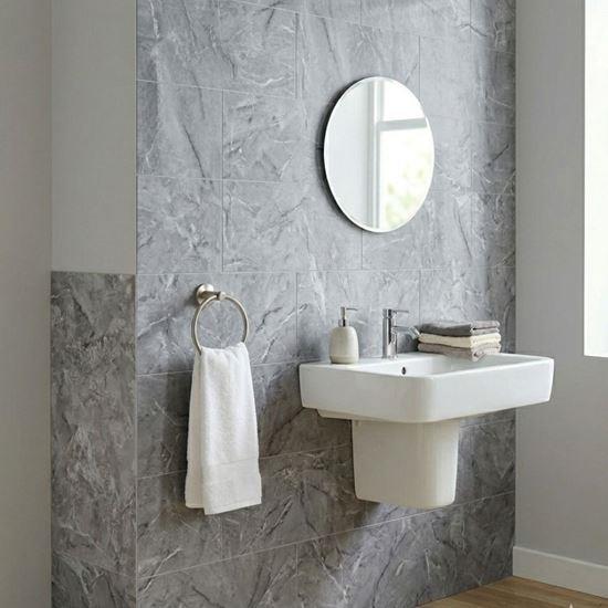 Kép valamiből Öntapadó csempe 60x30 cm - szürke márvány