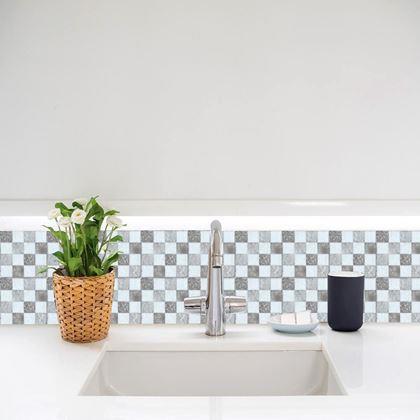 Kép valamiből Samolepící obklady 6 ks - šedé