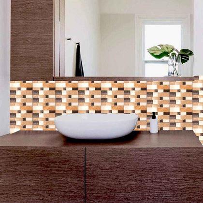 Kép valamiből Samolepící obklady 6 ks - hnědé