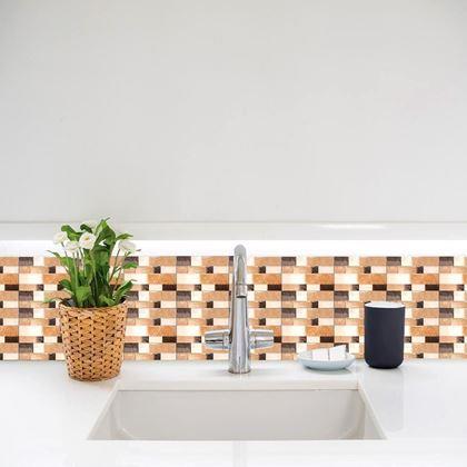 Kép valamiből Samolepící obklady 6 ks - hnědé