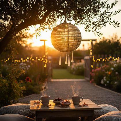 Kép valamiből Dekoratív napenergiás lampion lámpa