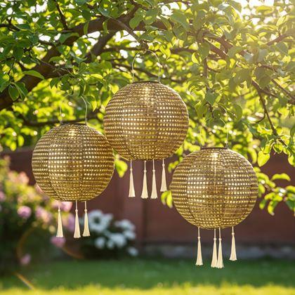 Kép valamiből Dekoratív napenergiás lampion lámpa