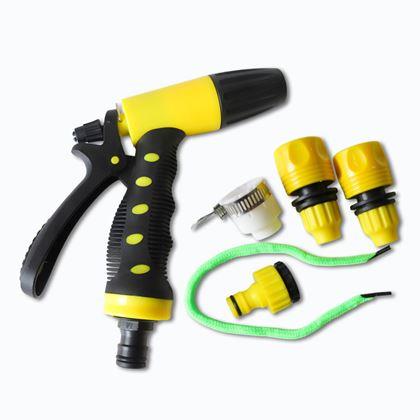 Kép valamiből Spirálkerti locsolótömlő pisztollyal, 20 m