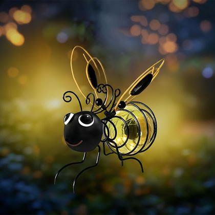 Kép valamiből Kerti dekoráció napelemes méhecske