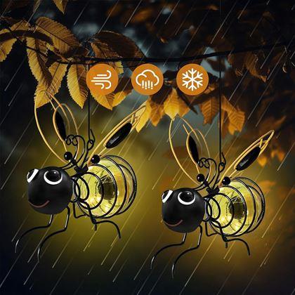 Kép valamiből Kerti dekoráció napelemes méhecske