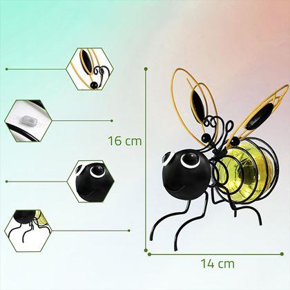 Kép valamiből Kerti dekoráció napelemes méhecske