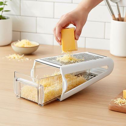 Kép Kétirányú reszelő tartállyal