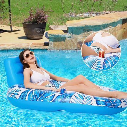 Kép valamiből Felfújható vízi fotel pohártartókkal