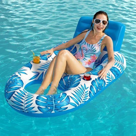 Kép valamiből Felfújható vízi fotel pohártartókkal