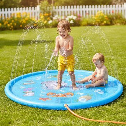 Kép Gyerek vízi játszószőnyeg, 97 cm átmérő