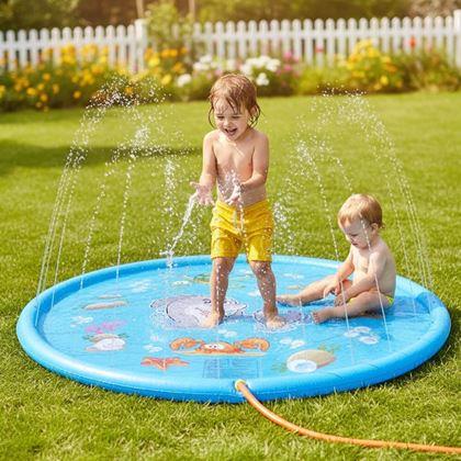 Kép valamiből Gyerek vízi játszószőnyeg, 97 cm átmérő