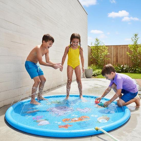 Kép valamiből Gyerek vízi játszószőnyeg, 97 cm átmérő