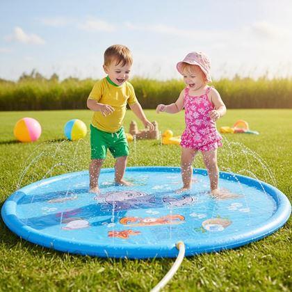 Kép valamiből Gyerek vízi játszószőnyeg, 97 cm átmérő