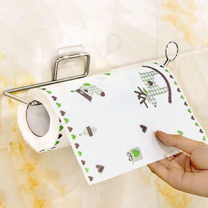 Kép valamiből Rozsdamentes, öntapadós papírtörlő tartó