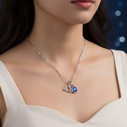 Kép valamiből Zodiákus jegyes medálos nyaklánc - Mérleg