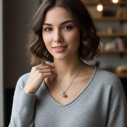 Kép valamiből Zodiákus jegyes medálos nyaklánc - Vízöntő