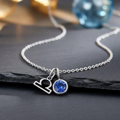 Kép valamiből Zodiákus jegyes medálos nyaklánc - Mérleg