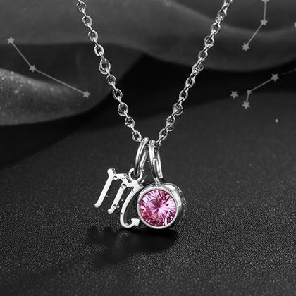 Kép valamiből Zodiákus jegyes medálos nyaklánc - Skorpió