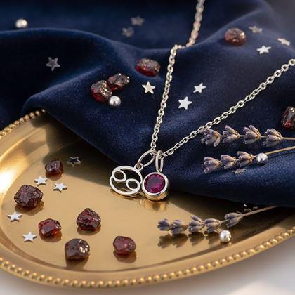 Kép valamiből Zodiákus jegyes medálos nyaklánc - Rák