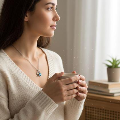 Kép valamiből Zodiákus jegyes medálos nyaklánc - Bak