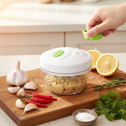 Kép Kézi konyhai aprító, 3 pengével