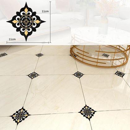 Kép valamiből Matricák csempékhez - 20 db - fekete-sárga