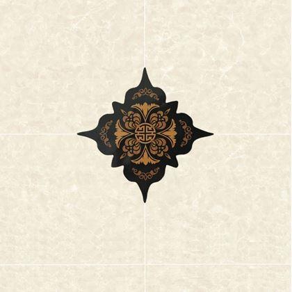 Kép valamiből Matricák csempékhez - 36 db - fekete-barna