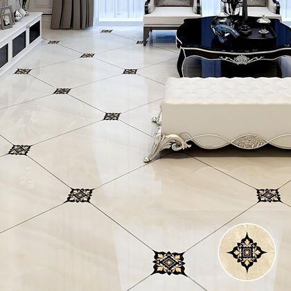 Kép valamiből Matricák csempékhez - 20 db - fekete-sárga