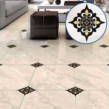 Kép valamiből Matricák csempékhez - 20 db - fekete-sárga