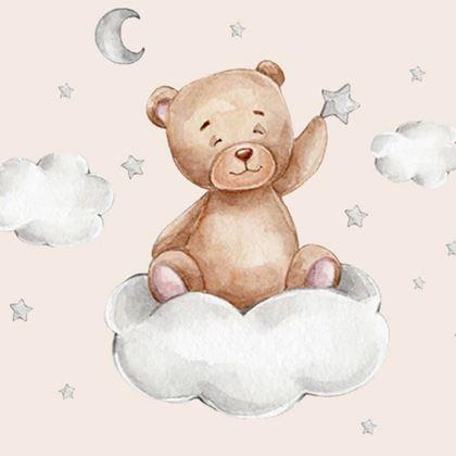 Kép valamiből Fali matricák macival - felhőcskén