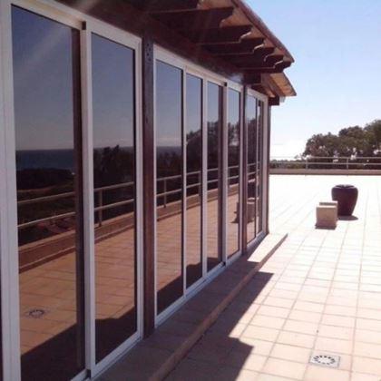 Kép valamiből Tükörfólia ablakra 200 cm  - bronz