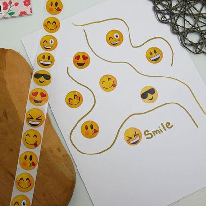 Kép valamiből Emoji matricák 500 db