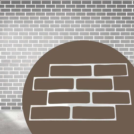 Kép valamiből Fali sablonok 4 db - tégla