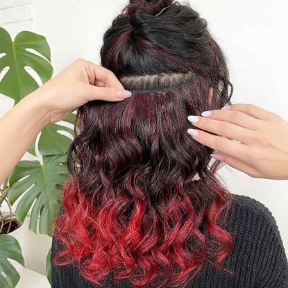 Kép Clip in sáv színes hajaláfestéshez