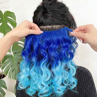 Kép Clip in sáv színes hajaláfestéshez