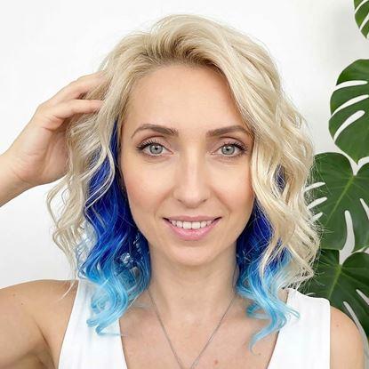 Kép Clip in sáv színes hajaláfestéshez