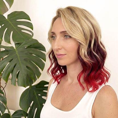 Kép Clip in sáv színes hajaláfestéshez