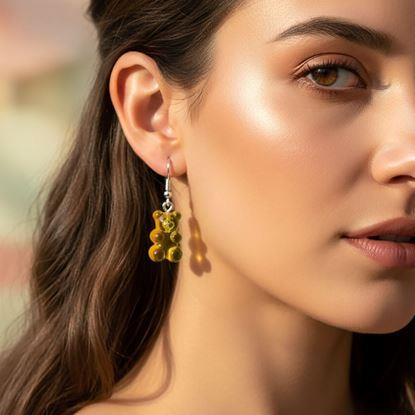 Kép Gumimaci fülbevaló 