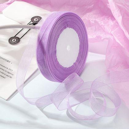 Kép valamiből Organza szalag 45 m  -  lila