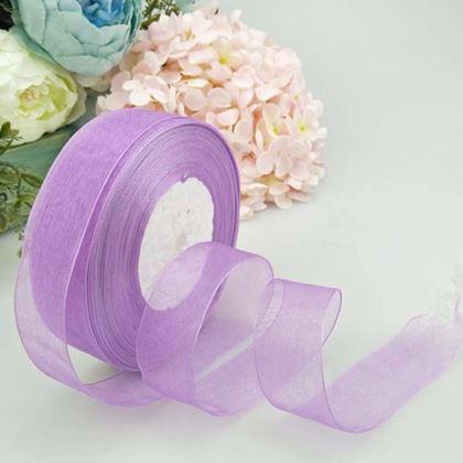 Kép valamiből Organza szalag 45 m  -  lila