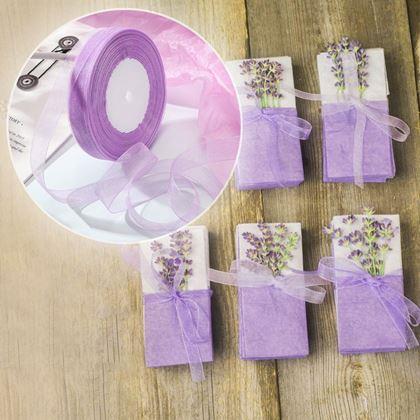 Kép valamiből Organza szalag 45 m  -  lila