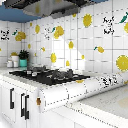 Kép valamiből Öntapadós konyhai tapéta 100x60 cm - friss citromok