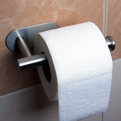 Kép valamiből Öntapadó rozsdamentes WC-papír tartó
